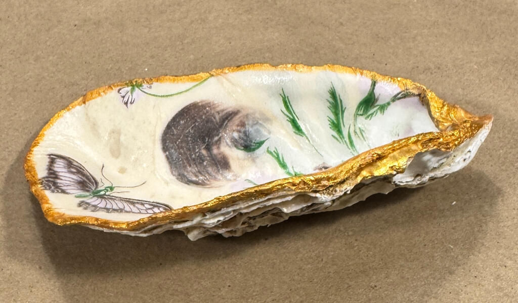 oyster shell ring dish side